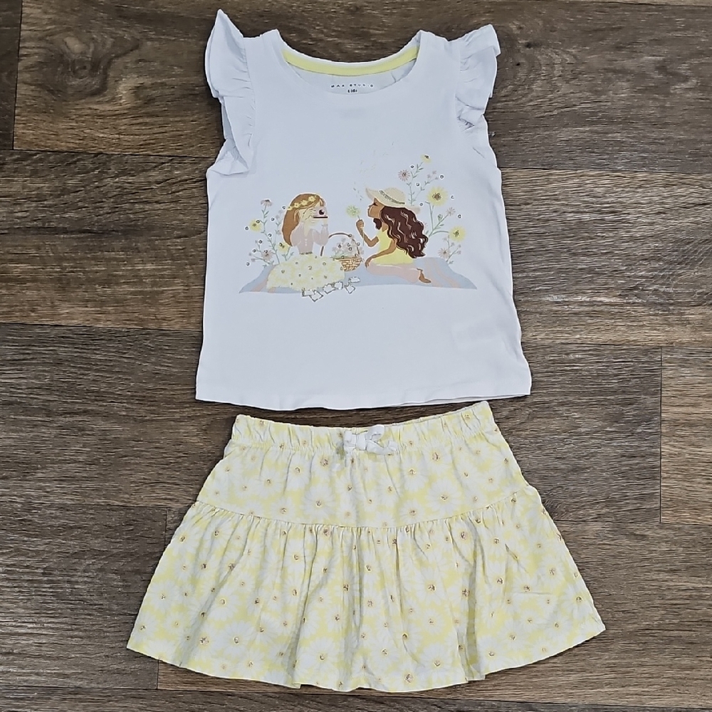 Max Studio Kids Size XS (4) Skort Set